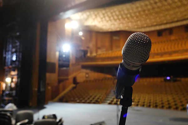Mic on stage